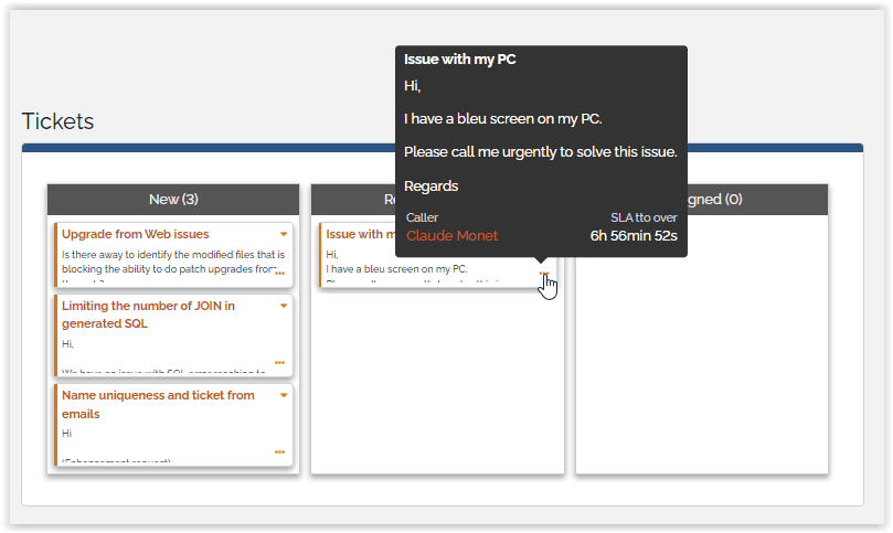 Kanban board